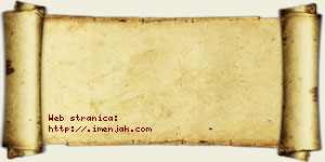 Žanka Pljakić vizit kartica